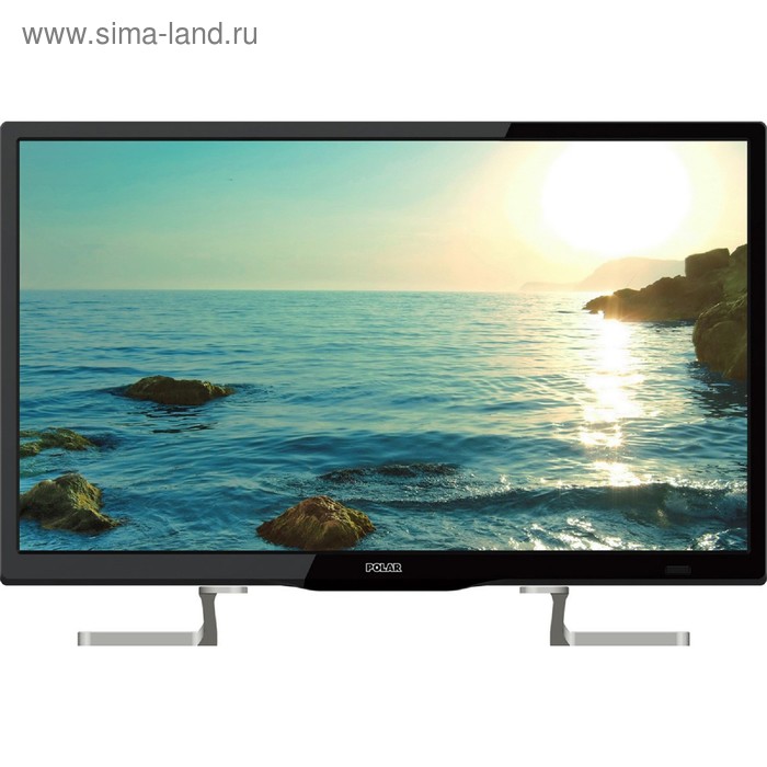 Телевизор Polar P22L33T2C, 22", 1920x1080, DVB-T2/C, 1xHDMI, 1xUSB, VESA100x100, черный - Фото 1