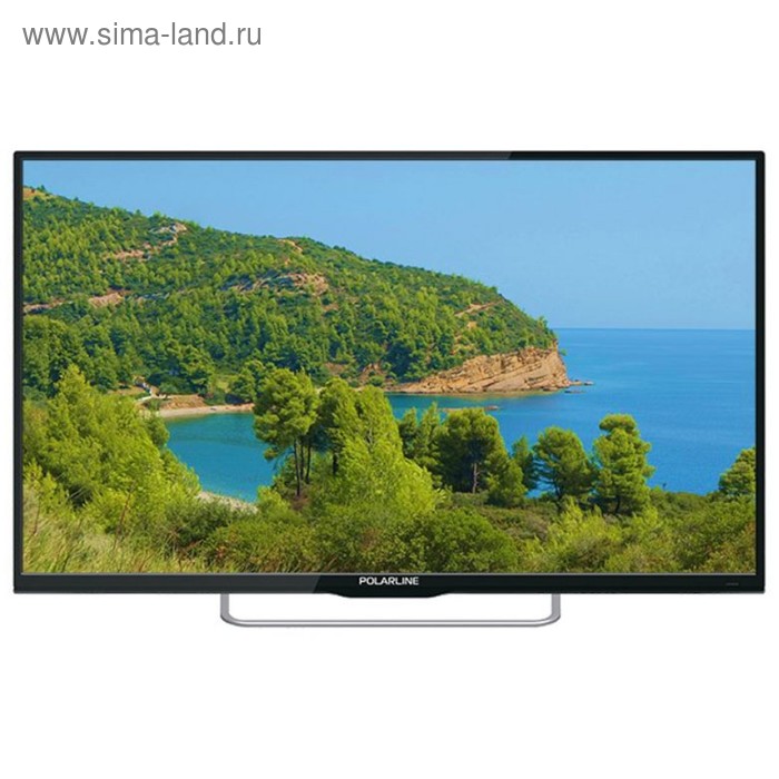 Телевизор Polarline 32PL14TC-SM, 32", 1366x768, DVB-T2, 3xHDMI, 2xUSB, SmartTV, чёрный - Фото 1