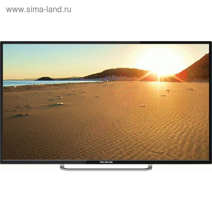 Телевизор Polarline 39PL11TC, 39", 1366x768, DVB-T2, 3xHDMI, 2xUSB, чёрный - Фото 1