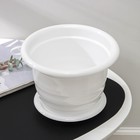 Горшок для цветов с поддоном «Виола», 3,5 л, пластиклвый, белый - Фото 3