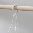 Кашпо уличное подвесное для цветов «Джулия», 8 л, белое - Фото 3