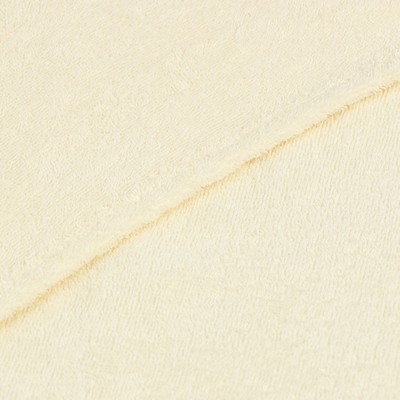 Полотенце-уголок махровый "Крошка Я" 85х85 см, цвет молочный, 340 г/м, 100% хлопок