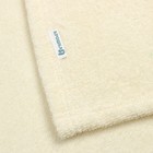 Полотенце-уголок махровый "Крошка Я" 85х85 см, цвет молочный, 340 г/м, 100% хлопок 4646197