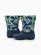 Сапоги зимние детские из ЭВА с комбинированным верхом синий, размер 28-29 - Фото 2