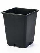 Горшок для рассады, 5 л, 18.5 × 18.5 × 20 см, чёрный, Greengo (3 шт) - фото 809331701