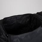 Сумка спортивная, отдел на молнии, 4 наружных кармана, длинный ремень, с расширением, цвет чёрный - Фото 5