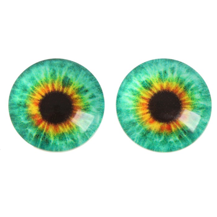 Глаза, набор 20 шт., размер: 1 см - Фото 1