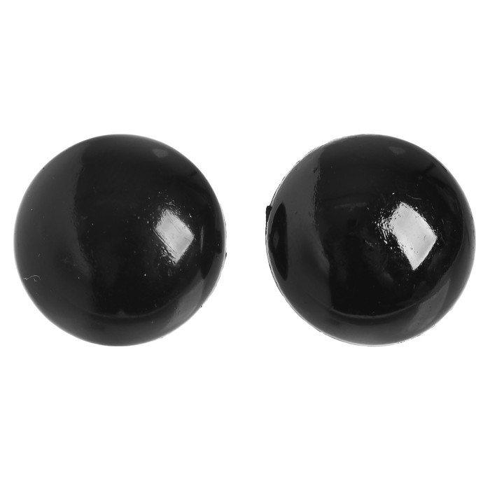 Глаза пришивные, набор 100 шт., размер 1 шт. — 1 см - Фото 1