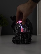 Плазменный шар 7421135G черный с серебряной патиной 15×15×17.5 см - Фото 4