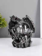 Плазменный шар 7421135G черный с серебряной патиной 15×15×17.5 см - Фото 5