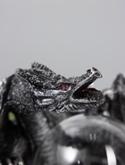 Плазменный шар 7421135G черный с серебряной патиной 15×15×17.5 см - Фото 8