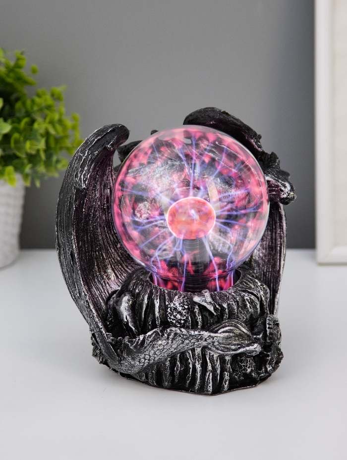 Плазменный шар «Крылья», МИКС 14×16×19, от сети