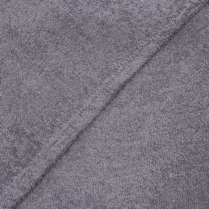 Полотенце-уголок махровый "Крошка Я" 85х85 см, цвет серый, 100% хлопок, 320 г/м2 - фото 1905601641