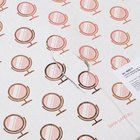 УЦЕНКА Зеркало настольное «Овал», 12.4×23-26 см (12.4×17.3 см), цвет серебряный - Фото 11