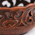 Конфетница "Глинка", резка, красная глина, 16*16*8 см, микс - Фото 3