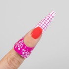 Формы для наращивания ногтей широкие, 100 шт, цвет розовый - Фото 3