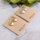 Серьги металл «Рефлекс» сердце, цвет МИКС - Фото 2