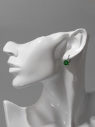 Серьги со стразами "Конфетти" каникулы круг, цвет МИКС в серебре - фото 809169364