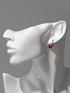 Серьги со стразами "Конфетти" каникулы круг, цвет МИКС в серебре - фото 809169365