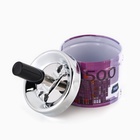 Пепельница для дома бездымная «500 евро», для сигарет и стиков, 6.5×10 см 4460496