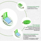 Фумигатор USB для пластин от комаров, бело-зеленый SAFEX - Фото 5