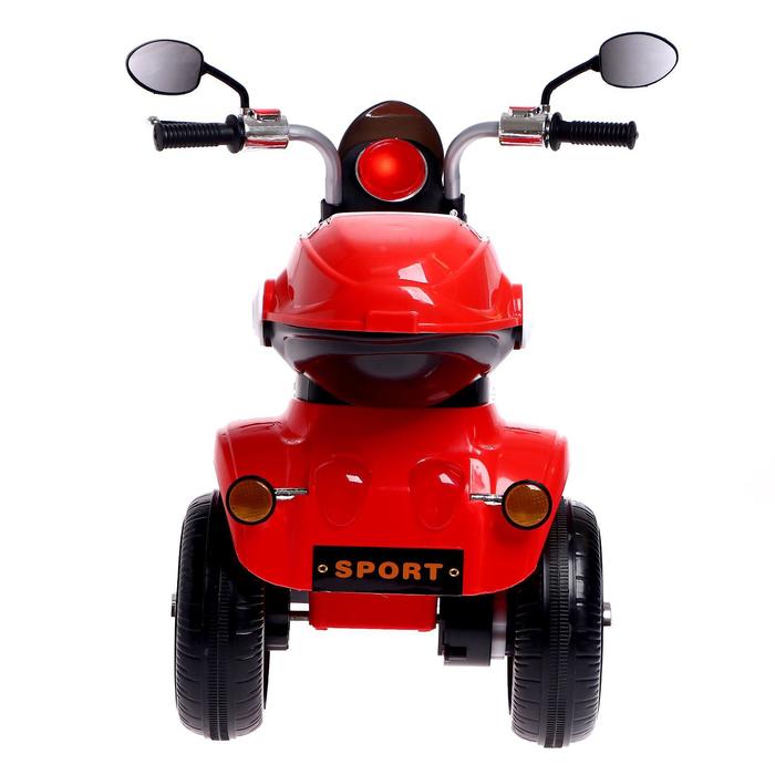 Детский электромобиль «Чоппер», с аккумулятором, световые и звуковые эффекты, цвет красный - фото 1907050928