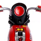 Детский электромобиль «Чоппер», с аккумулятором, световые и звуковые эффекты, цвет красный - Фото 6