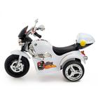 Электромобиль «Чоппер», с аккумулятором, световые и звуковые эффекты, цвет белый - Фото 2