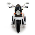 Электромобиль «Чоппер», с аккумулятором, световые и звуковые эффекты, цвет белый - Фото 4