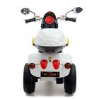 Электромобиль «Чоппер», с аккумулятором, световые и звуковые эффекты, цвет белый - Фото 5