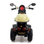 Электромобиль «Чоппер», с аккумулятором, световые и звуковые эффекты, цвет бежевый - Фото 5