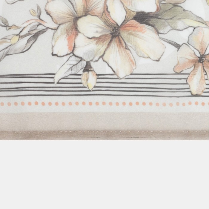 Тюль с подхватом и ламбрекеном "Floral mood" 250х200см, 100% п/э, вуаль - фото 1907051091