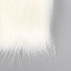 Мех искусственный для творчества плотность 2150 гр "Белоснежный" 30х30 см  (артикул 4449497)  большой выбор товаров оптом и в розницу по низким ценам с доставкой