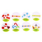 Шнуровка с карточками 60 шт., 16 развивающих заданий, по методике Монтессори - Фото 7