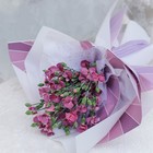 Пленка для цветов и букетов, сирень «Линии» 57×57 см - Фото 3