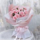 Пленка для цветов и букетов, сирень «Линии» 57×57 см - Фото 4