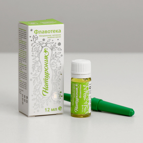 Натуральное нативное зелёное масло 'Натуроник Флавотека', от гриппа и простуды 12 мл