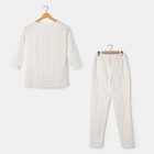 Костюм женский (джемпер,брюки) «Живанши», цвет белый, размер 52 - Фото 4