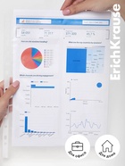 Файл - вкладыш ErichKrause Fizzy Clear, А4, 30 мкм, прозрачный, вертикальный, 10 штук - Фото 5