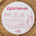 Менажница Доляна Striata, d=19.5 см, 5 секций, бамбук, бежевая - Фото 9