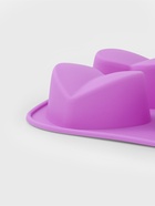 Форма для выпечки Доляна «Сердце напополам», силикон, 25.8×17×3.2 см, 6 ячеек (7×6.5×3 см), сиреневая - Фото 4