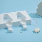 Форма силиконовая для мороженого «Ель», 19,2×13×2,4 см, 3 ячейки, цвет МИКС - Фото 2
