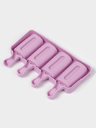 Форма для мороженого Доляна «Эскимо», силикон, 19.5×11 см, 4 ячейки (6.8×3.5 см), белая - Фото 4