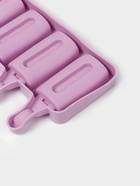 Форма для мороженого Доляна «Эскимо», силикон, 19.5×11 см, 4 ячейки (6.8×3.5 см), белая - Фото 5