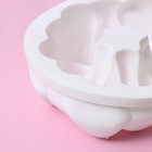 Форма для муссовых десертов и выпечки Доляна «Гранатовый браслет», силикон, 19,5×19,5×6,9 см, цвет белый - Фото 6