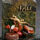Фигурка настольная «Ящерица», скол с камнями, малый, МИКС - Фото 4