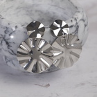 Серьги металл «Атмосфера» планета и спутник, цвет серебро - Фото 2