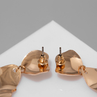 Серьги металл «Атмосфера» кувшинка, цвет золото - Фото 2