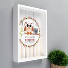 Крючки декоративные дерево "Совята на веточке" 25х18х4 см  (артикул 4566088)  большой выбор товаров оптом и в розницу по низким ценам с доставкой