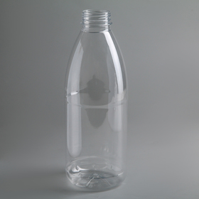 Бутылка одноразовая молочная «Универсал», 1 л, с широким горлышком 0,38 мм, цвет прозрачный Ош